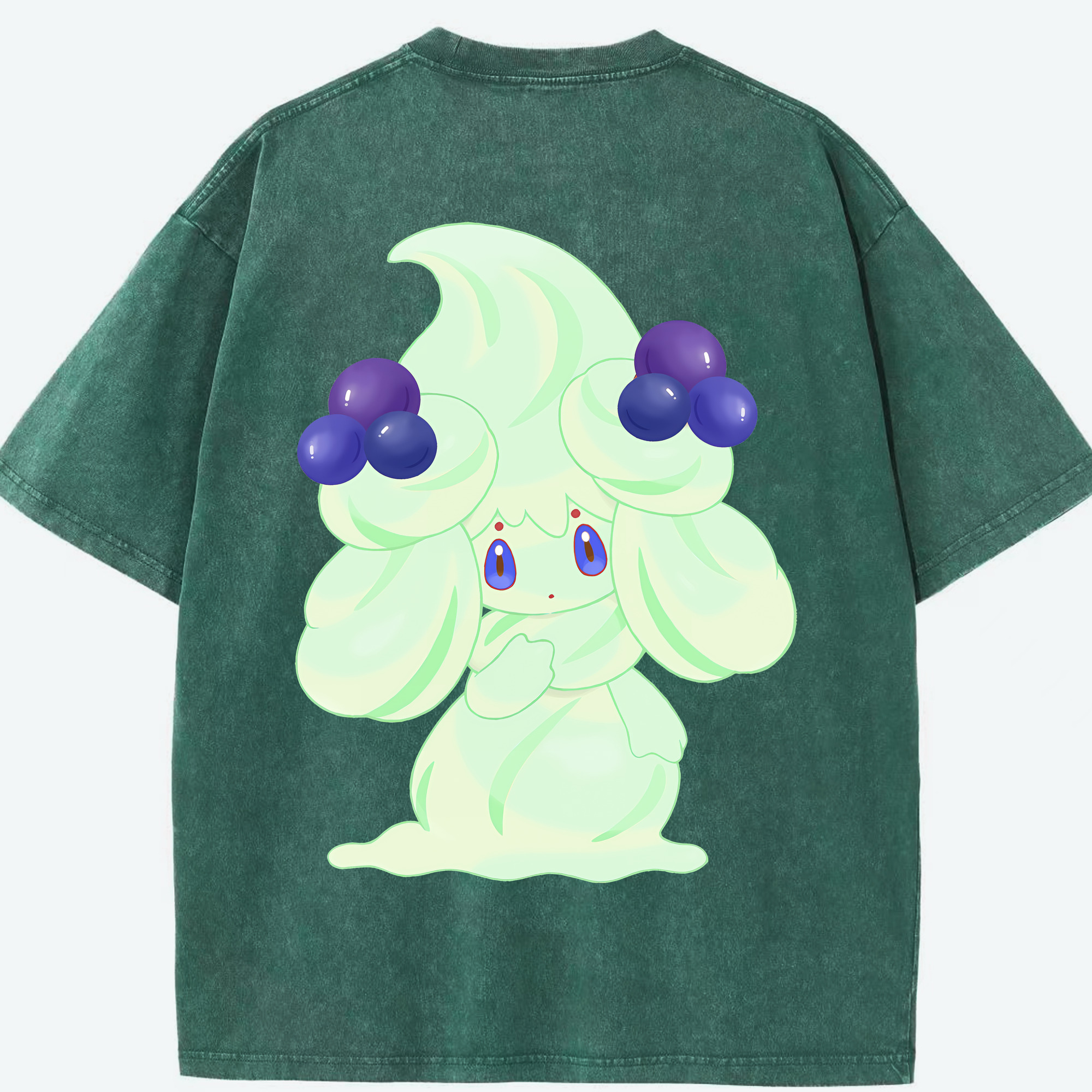 （画像用） ポケットモンスター Pokémon 綿100% ヴィンテージ風 半袖Tシャツ（背面プリント）